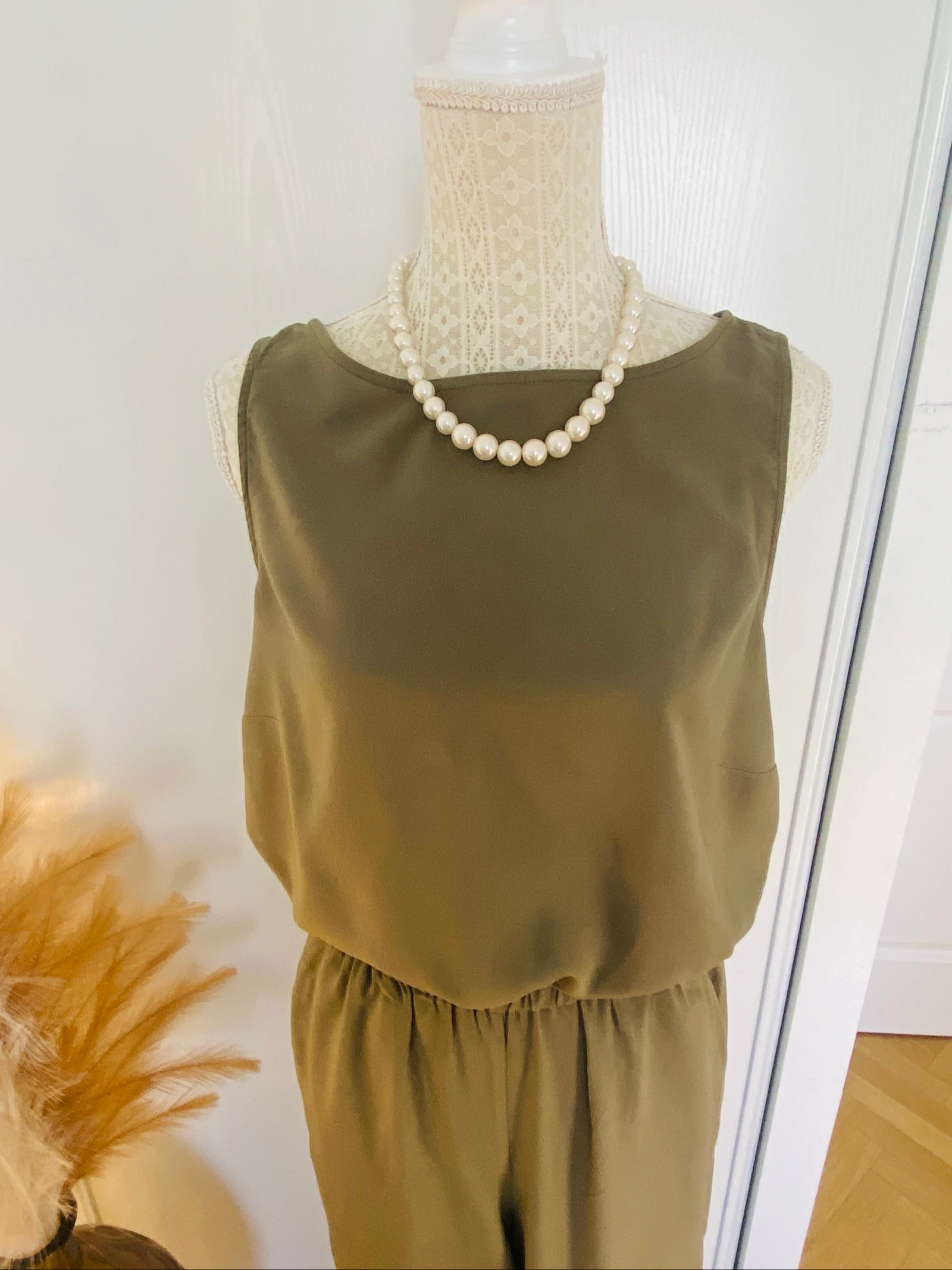 Macacão cáqui Lascana - Elegância e fluidez – photo 5